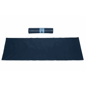 Søppelsekk blå 125 l, 0,09 mm (10 stk/rull)