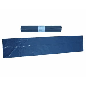 Søppelsekk blå 160 l, 0,05 mm (10 stk/rull)
