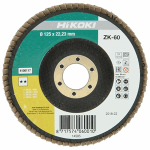 Slipeskive 125MM BUET ZK40 - 120 Hikoki