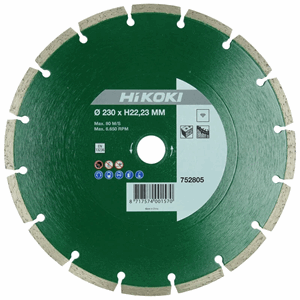Diamantblad Standard Sintered Ø 230 mm Hikoki