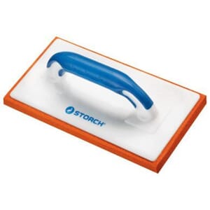 Pussebrett fin rød skumplast 18mm. 28x14cm.