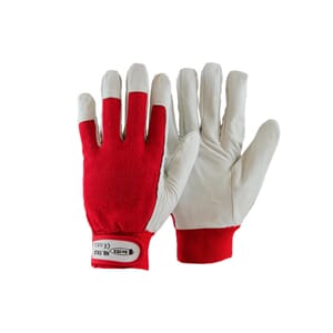 Monteringshansker svinenappa rød 10/XL