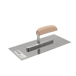 Glattebrett rustfr. 270x130mm.