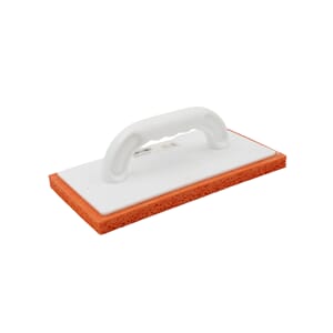 Pussebrett grov rød skumplast 18mm. 28x14cm.
