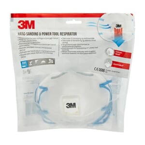 Støvmaske 3M 8822 FFP2 m/ filter   - 10 stk.