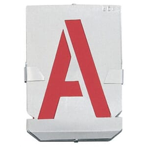 Sjablon bokstaver A-Z 100 mm