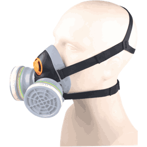 Støvmaske halvmaske. Delta Plus M6400EGT. Uten Filtre